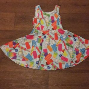Popsicle ice cream blue dress